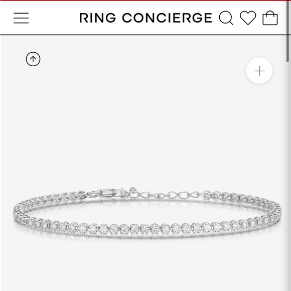 Ring Concierge Mini Diamond Tennis Bracelet - Picture 1 of 5